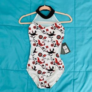 Eleve Dancewear Madison Folk Birds RTW - Medium, Never Worn